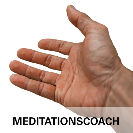 Meditationscoach Titelbild einladende Hand