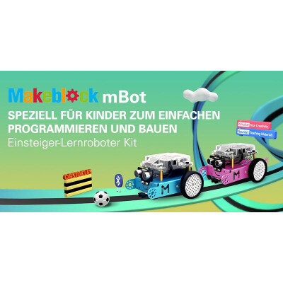 NEU mBot - Der kleine Lernroboter für Kinder zum selber basteln und programmieren von Makeblock - mBot - Der kleine Lernroboter - MindTecStore