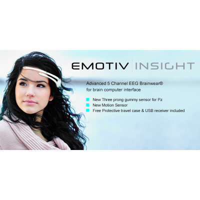 New Emotiv Insight EEG Headset with new features now also in white available - New Emotiv Insight EEG Headset with new features now also in white available