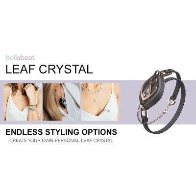 NEW: Bellabeat Leaf Crystal - The perfect health and wellness tracker for women - Bellabeat Leaf Crystal - The perfect health and wellness tracker for women