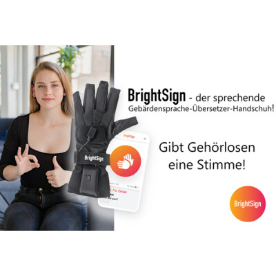 BrightSign introduces groundbreaking updates to its sign language translator glove - BrightSign introduces groundbreaking updates to its sign language translator glove