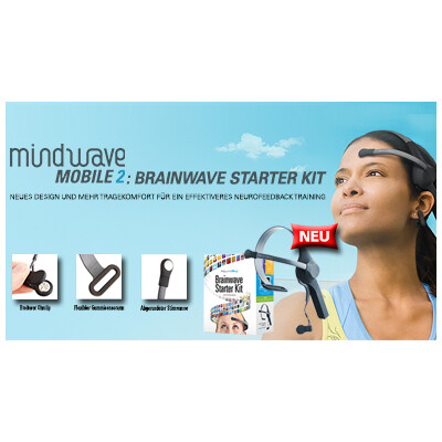 NEU: MindWave Mobile 2: Brainwave Starter Kit mit neuem Design und angenehmeren Tragekomfort - Neu im MindTecStore -MindWave Mobile 2: Brainwave Starter Kit-
