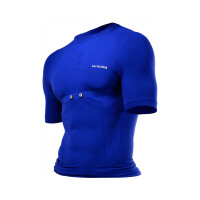 Sensoria Fitness T-Shirt kurzarm mit textilen HR-Sensoren Herren L blau