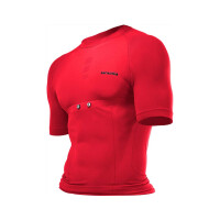 Sensoria Fitness T-Shirt kurzarm mit textilen HR-Sensoren Herren XL rot