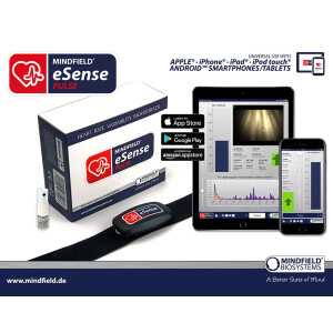 Mindfield eSense Pulse mobile pulse meter - Anti-Stress...