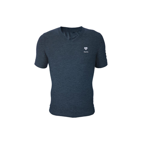 HeartIn Fit Intelligente Sportbekleidung Langzeit EKG T-Shirt (Grau) Herren Größe L