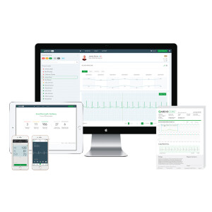 QardioMD mobile ECG parameters monitoring bundle with QardioCore for doctors, clinics and care facilities