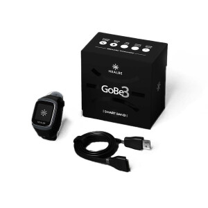 HealBe GoBe 3 Fitness-Tracker (Black/Grey)