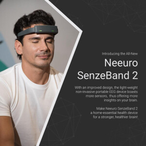 Neeuro Cogo Software und SenzeBand EEG Headset 2 im Set