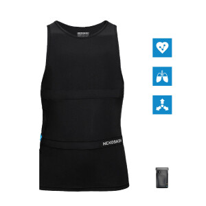 Hexoskin Smart Kit Intelligente Sportbekleidung Shirt und...