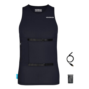 Hexoskin Pro Kit Intelligente Sportbekleidung Shirt und Messgerät Herren 2XS