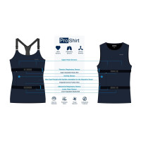 Hexoskin Pro Kit Intelligente Sportbekleidung Shirt und Messgerät Herren XS