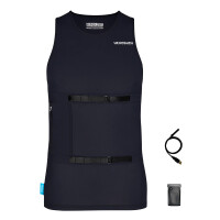 Hexoskin Pro Kit Intelligente Sportbekleidung Shirt und Messgerät Herren XL