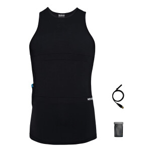 Hexoskin Smart Kit Sportsman Health Monitoring Set for Men with Shirt &amp; Meter XL