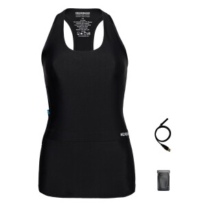 Hexoskin Smart Kit Intelligente Sportbekleidung Shirt und Messgerät Damen S