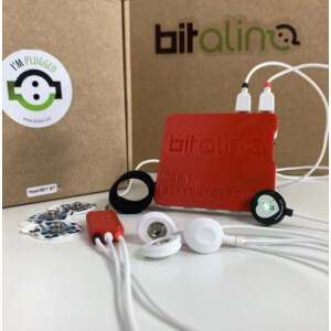 BITalino HeartBIT Kit for measurement of ECG and PPG data...