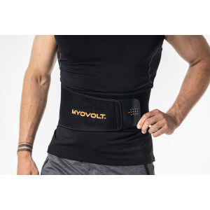 Myovolt Back - Vibrations-Massage-Bandage für den Rücken geeignet für Sport und Reha 