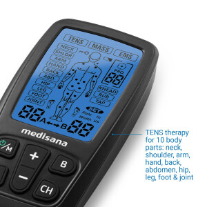 Medisana TT 205 Tens 3-in-1  Electrotherapy for muscle building and pain treatment 