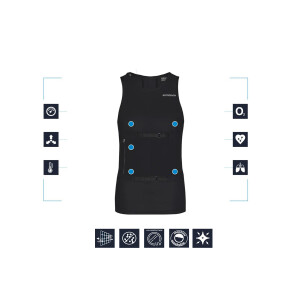 Astroskin Smart Shirt for Vital Data Real-Time Measurement Women Size XXS