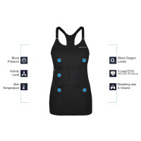 Astroskin Smart Shirt for Vital Data Real-Time Measurement Women Size S