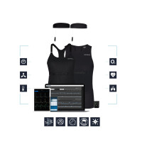 Astroskin Smart Shirt for Vital Data Real-Time Measurement Women Size 2XL
