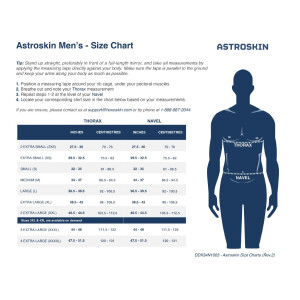 Astroskin Smart Shirt for Vital Data Real-Time Measurement Men Size S