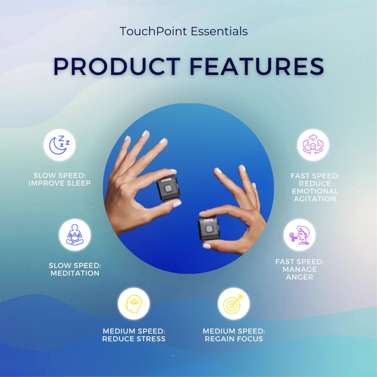 Touchpoints - Stressabbau und mehr Wachheit durch Neurostimulation