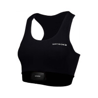 Sensoria Fitness Sports Bra with Textile HR Sensors Ladies black or red