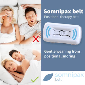 Somnipax belt - Electronic positional belt for snoring reduction