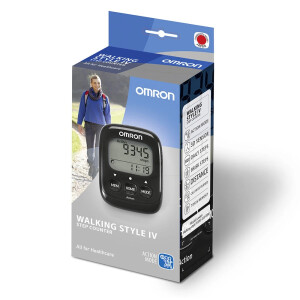 OMRON Step counter - Walking Style IV Black