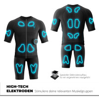 Antelope Evolution EMS suit for men with shirt - shorts and booster unit and Activ5