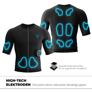 Antelope Evolution EMS Training shirt for men with booster unit