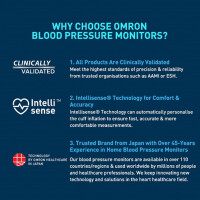 OMRON M300 mit App Oberarm-Blutdruckmessgerät