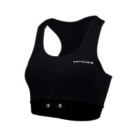 Sensoria Fitness Sport BH mit textilen HR-Sensoren Damen S schwarz